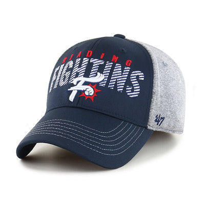 '47 Gray and Navy Fightins Stretch Fit Hat