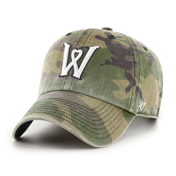 Worcester Red Sox  Camo White Heart Clean Up