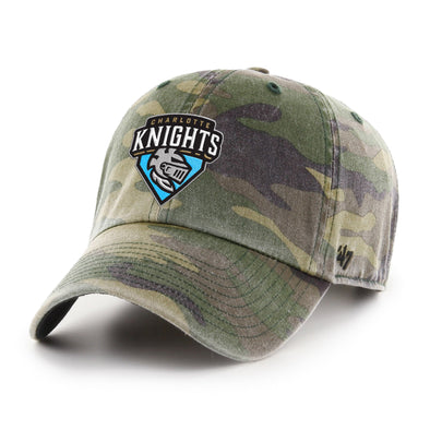 Charlotte Knights '47 Brand Camo Clean Up Hat