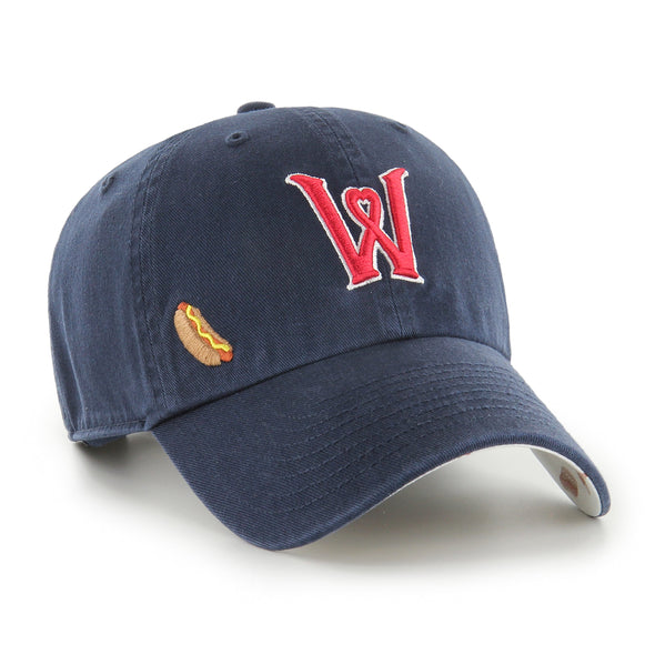 Worcester Red Sox Women's '47 Navy Heart Hot Dog Clean Up