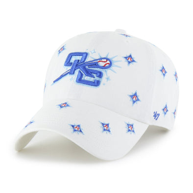 OKC Comets Women's Confetti Home White Adjustable Cap