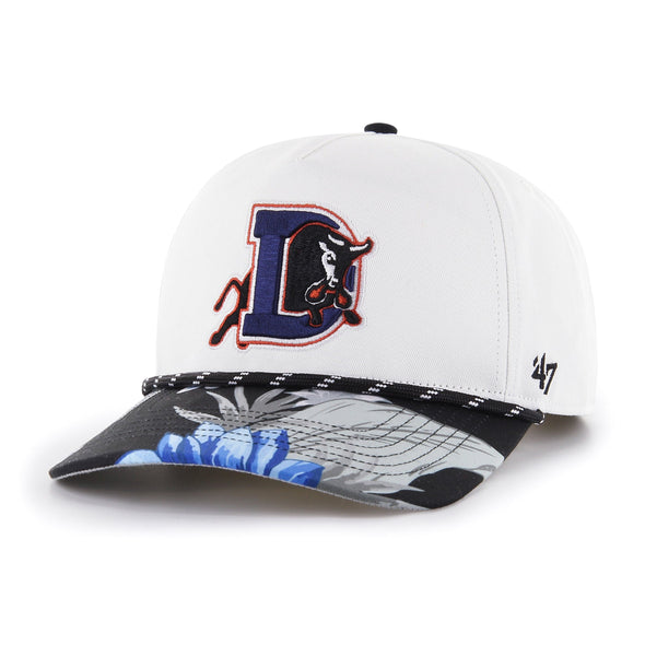 Durham Bulls 47 Brand White Tropic Hitch Cap