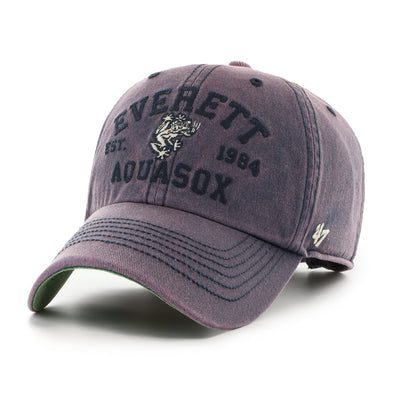 Everett AquaSox Vintage Navy 47 Clean Up Cap