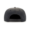 Durham Bulls 47 Brand Black Dusted Double Ply Captain Snapback