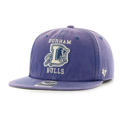 Durham Bulls 47 Brand Royal Dusted Double Ply Captain Snapback