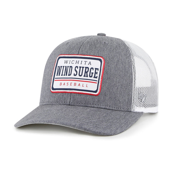 Wichita Wind Surge '47 Charcoal Ellington Trucker Cap