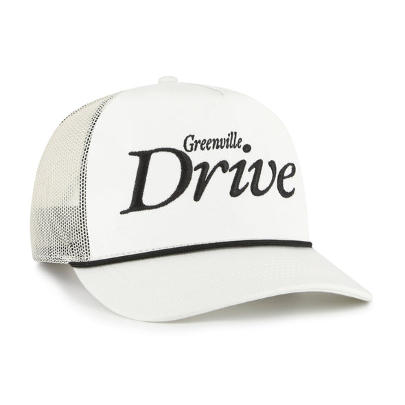 Greenville Drive 47 Brand Sandstone Foundation Script Hitch Hat