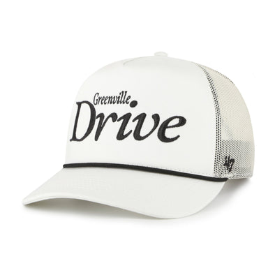 Greenville Drive 47 Brand Sandstone Foundation Script Hitch Hat