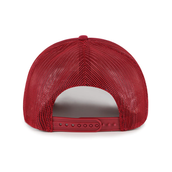 '47 Scorched Red Smiling Teddy Foam Trucker