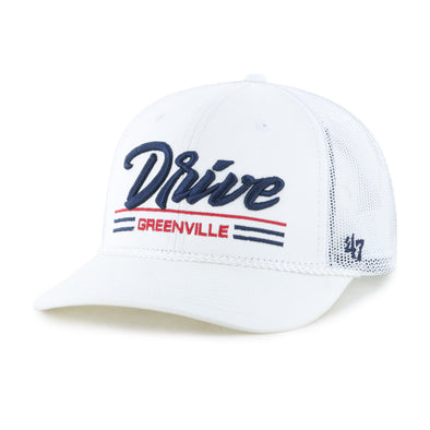 Greenville Drive 47 Brand White Garner Rope Trucker Hat