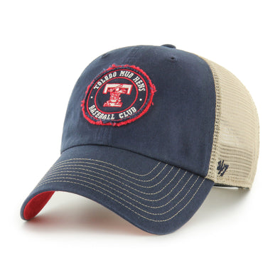 Toledo Mud Hens Navy Garland Clean Up Cap