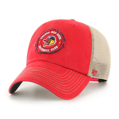 Toledo Mud Hens Red Garland Clean Up Cap