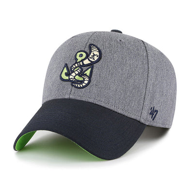 Gwinnett Stripers '47 Brand Alternate Worm MVP Cap- Granite