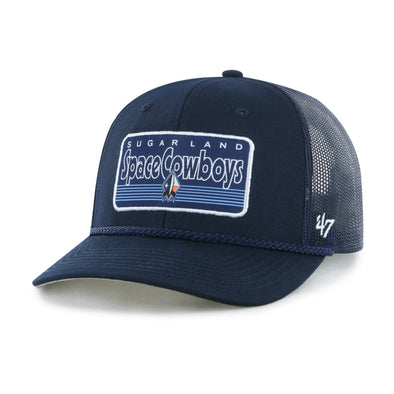 Sugar Land Space Cowboys 47 Brand Hat Trucker Mainline Rope