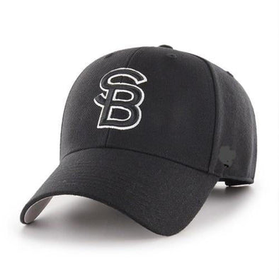 South Bend Cubs MVP Adjustable Black SB Cap