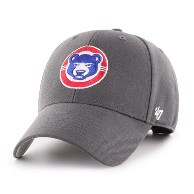 South Bend Cubs '47 Brand MVP Adjustable Cub Circle Charcoal Cap