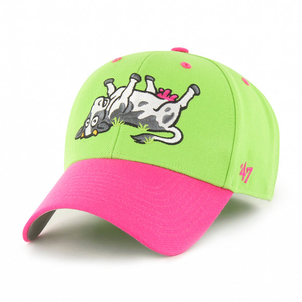 Wichita Wind Surge '47 Lime Tumba Vacas Copa Wool Replica MVP Cap