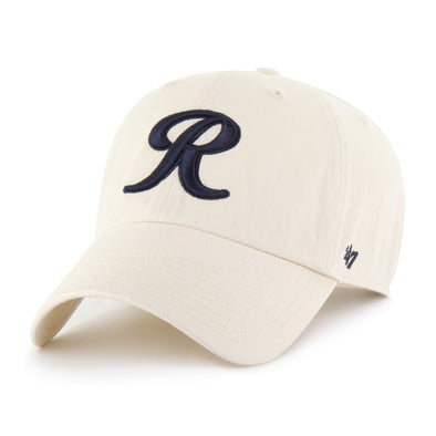 Tacoma Rainiers '47 Brand Natural Navy R Clean Up Cap