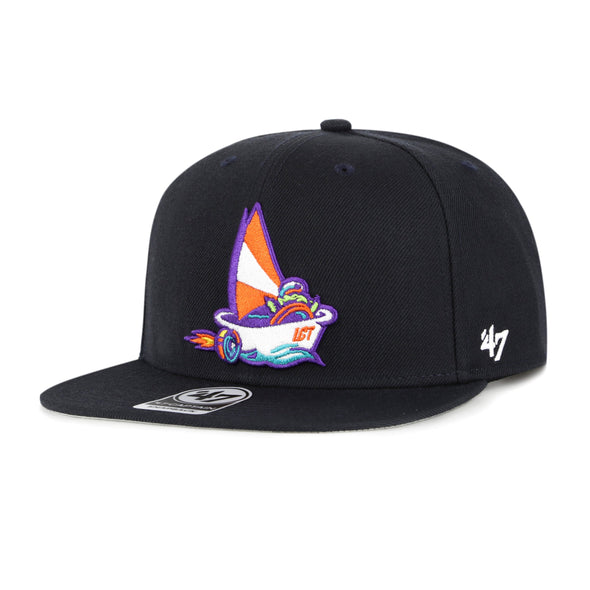 Wichita Wind Surge '47 Navy Turbo Tubs No Shot Captain Snapback Cap