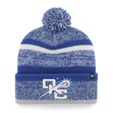 OKC Comets 47 Home Pom Beanie