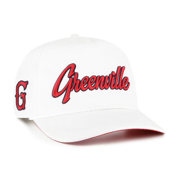 Greenville Drive 47 Brand White Overhand Greenville Hitch Hat