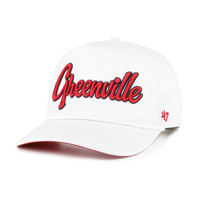Greenville Drive 47 Brand White Overhand Greenville Hitch Hat