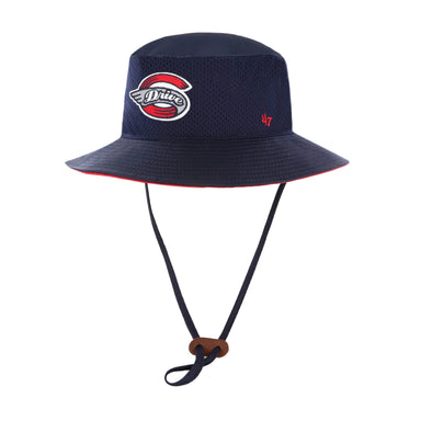 Greenville Drive 47 Brand Navy Panama Bucket Hat with Primary Logo