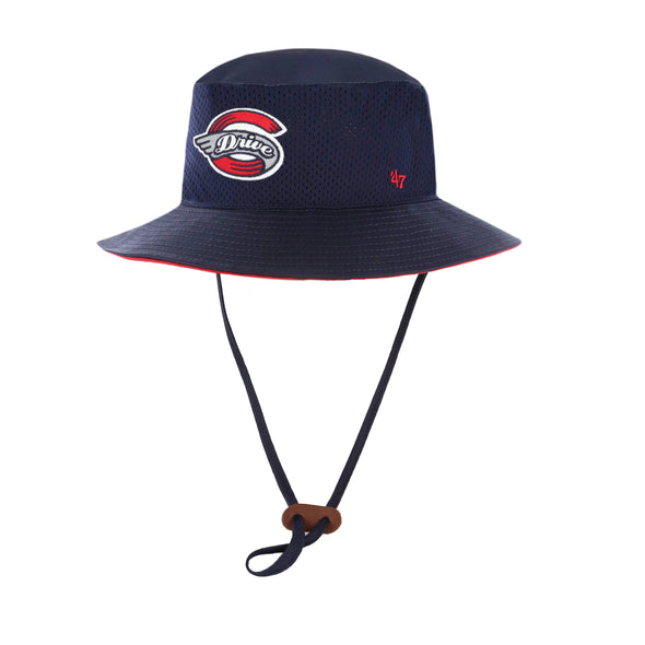 Greenville Drive 47 Brand Navy Panama Bucket Hat with Primary Logo