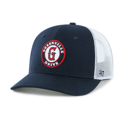 Greenville Drive 47 Brand Youth Navy Pop Up Trucker