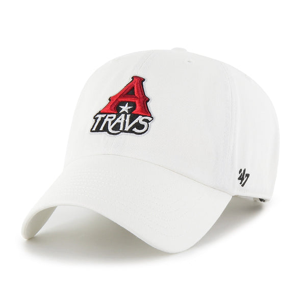 Arkansas Travelers '47 Brand Clean Up A-Travs White Cap