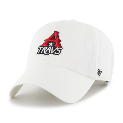 Arkansas Travelers '47 Brand Clean Up A-Travs White Cap