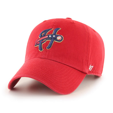 Harrisburg Senators '47 Brand Clean Up Cap - Red