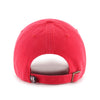 Hickory Crawdads '47 Red Cleanup State Logo Adjustable Hat