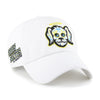 Charleston RiverDogs '47 Clean Up Perros Santos White Cap