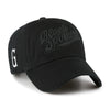 Greenville Drive 47 Brand Black Spinners Clean Up Hat