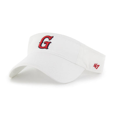 Greenville Drive 47 Brand Vintage Navy Visor with Primary Logo