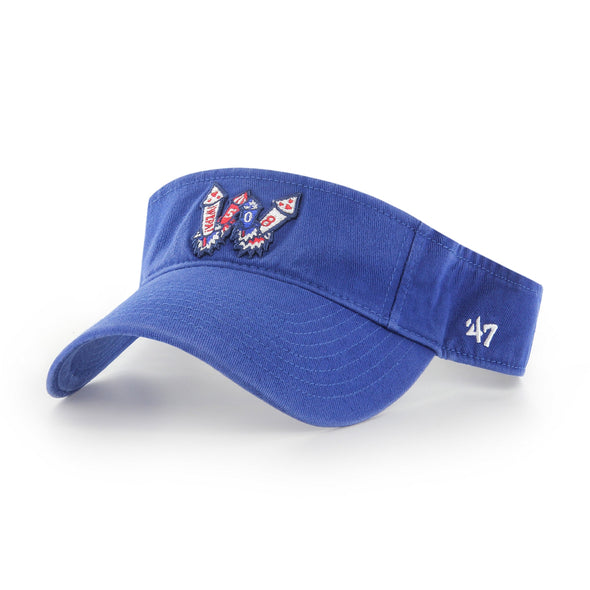 Los Wepas de Worcester Royal Blue Wepa W '47 Visor