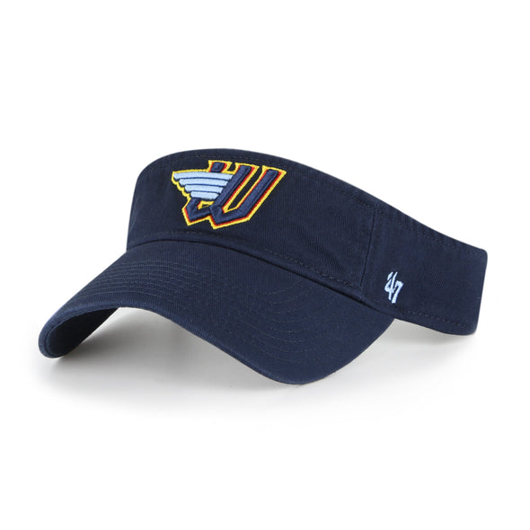 Wichita Wind Surge '47 Navy Alt Clean Up Visor