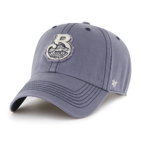 Shuckers Home Logo Cap Clean Up Faded Blue