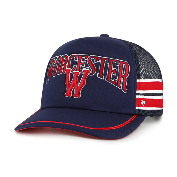 Worcester Red Sox '47 Navy Sideband Trucker