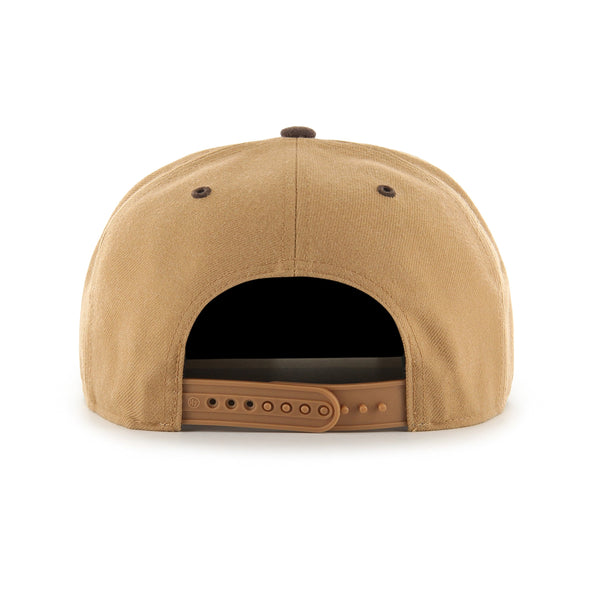 Columbus Clippers 47 Brand Toffee Captain Snapback