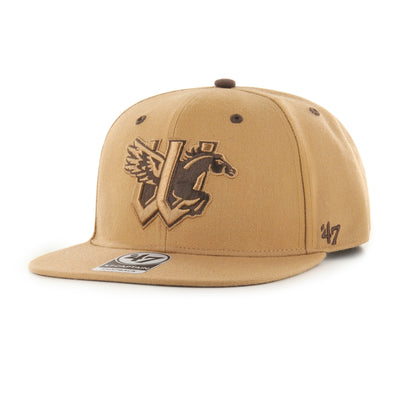 Wichita Wind Surge '47 Toffee Home Captain Snapback Cap