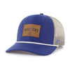 '47 Trucker Cap with Leather Logo Patch Vintage Royal