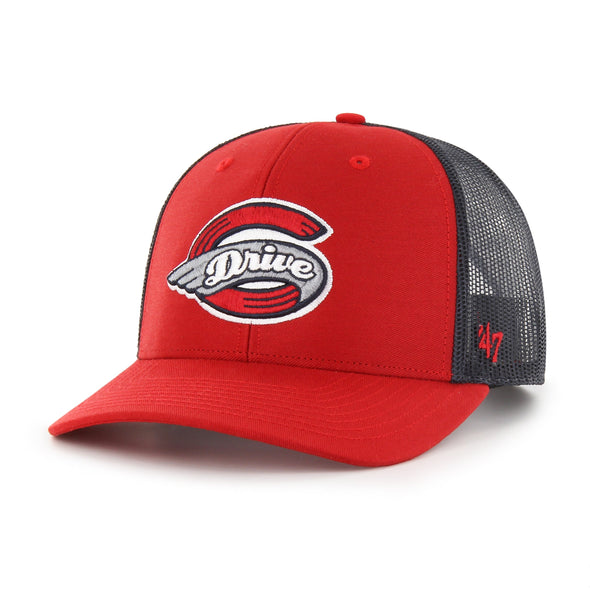 Greenville Drive 47 Brand Red/Navy Trucker Hat