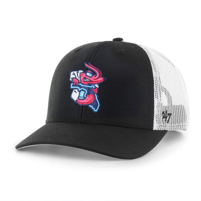 Jacksonville Jumbo Shrimp '47 Black Vice Trucker