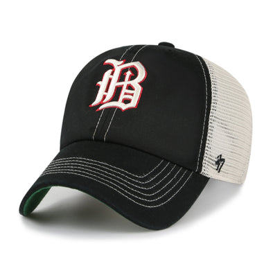 Old English B Black Trawler Clean Up Cap