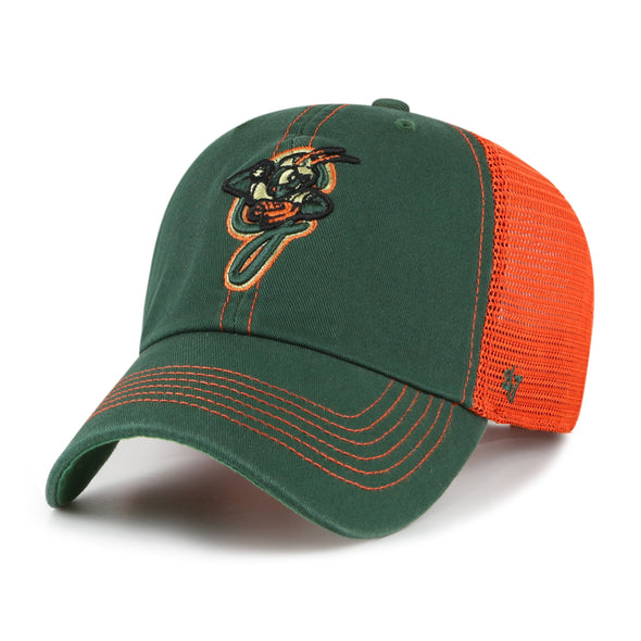 47 Brand Trawler Snapback - Green/Orange Mesh