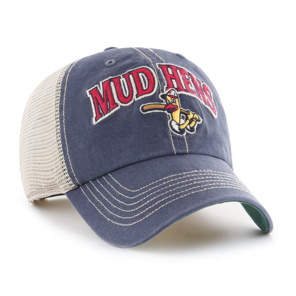 Toledo Mud Hens Navy Tuscaloosa Mesh Back Clean Up Cap