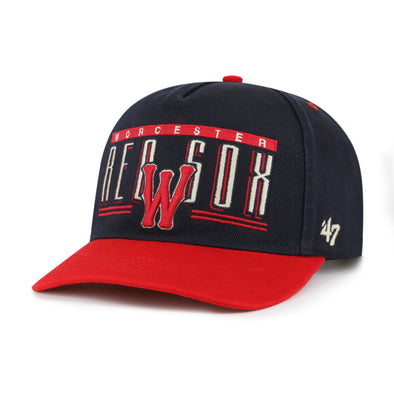 Worcester Red Sox '47 Navy Double Header Baseline Hitch
