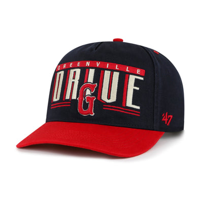 Greenville Drive 47 Brand Navy/Red Double Header Baseline Hitch Hat